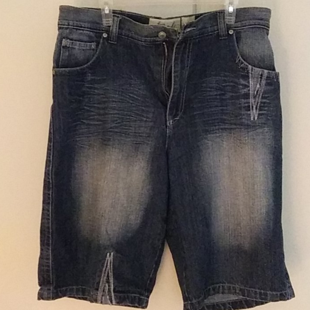 Blue casual shorts